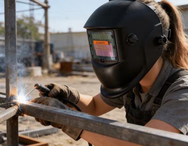Capacete de Soldadura Auto-Escurecimento – Tecnologia True Color e Visão HD