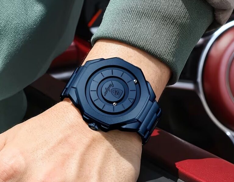 Combo Masculino Moderno – Relógio + Pulseira
