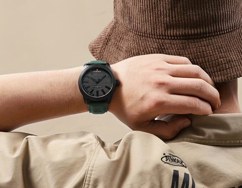 Relógio Masculino Premium – Quartzo de Alta Precisão