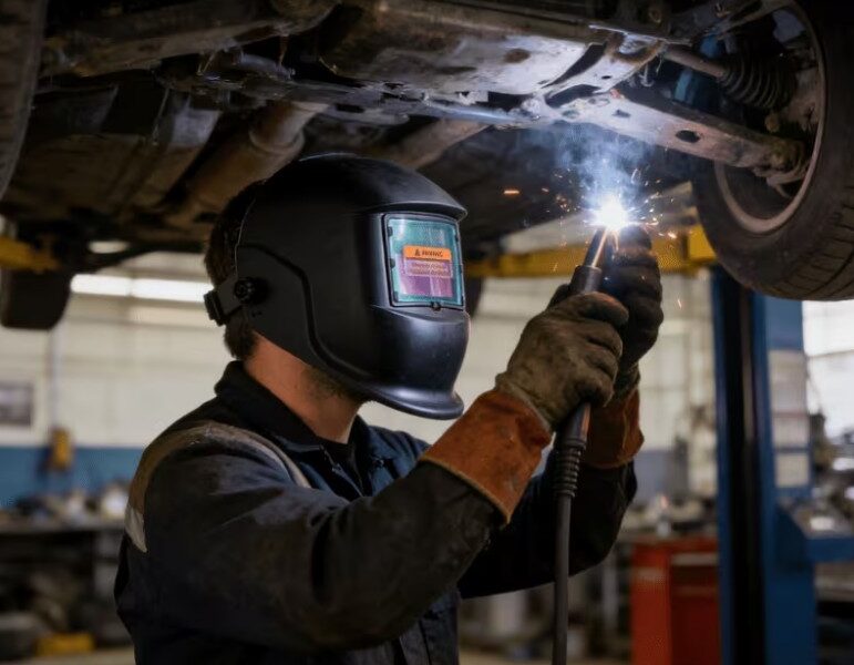 Capacete de Soldadura Auto-Escurecimento – Tecnologia True Color e Visão HD
