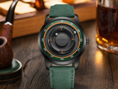 Relógio Magnético Design Futurista Minimalista