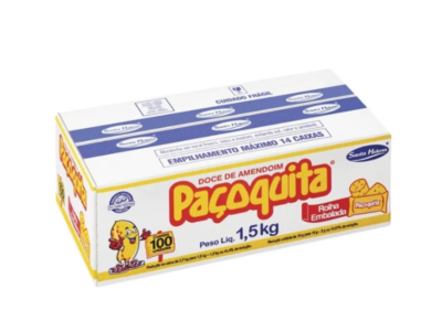 Paçoca Paçoquita Rolha Santa Helena – 100 Unds