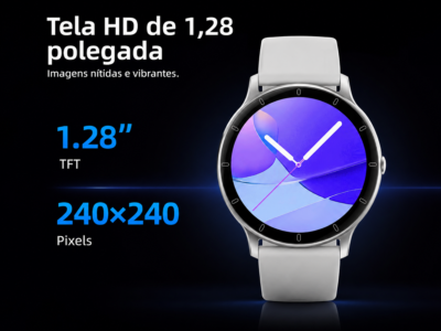 Relógio Smartwatch Bettdow Tela HD 1,28" 100 Esportes