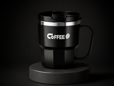 Caneca Térmica Aço Inox 304 com Tampa e Alça