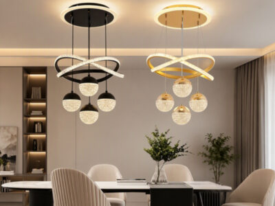 Pendente LED Moderno Para Sala E Quarto 3 Cores