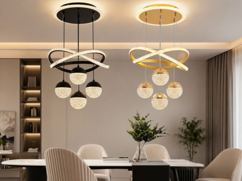 Pendente LED Moderno Para Sala E Quarto 3 Cores