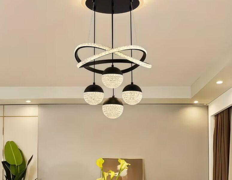 Pendente LED Moderno Para Sala E Quarto 3 Cores