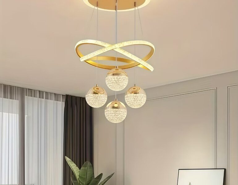 Pendente LED Moderno Para Sala E Quarto 3 Cores